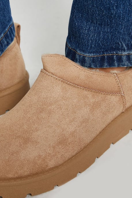 Pamela Cozy Faux Suede Fur Trim Boots - Image 4