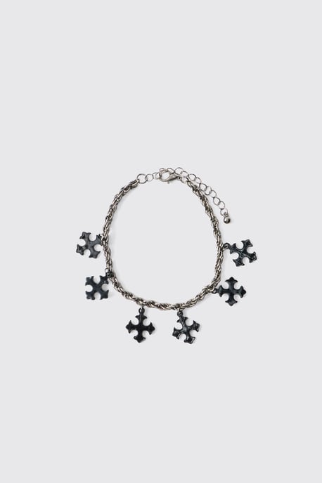 Cross Charm Bracelet - Image 1