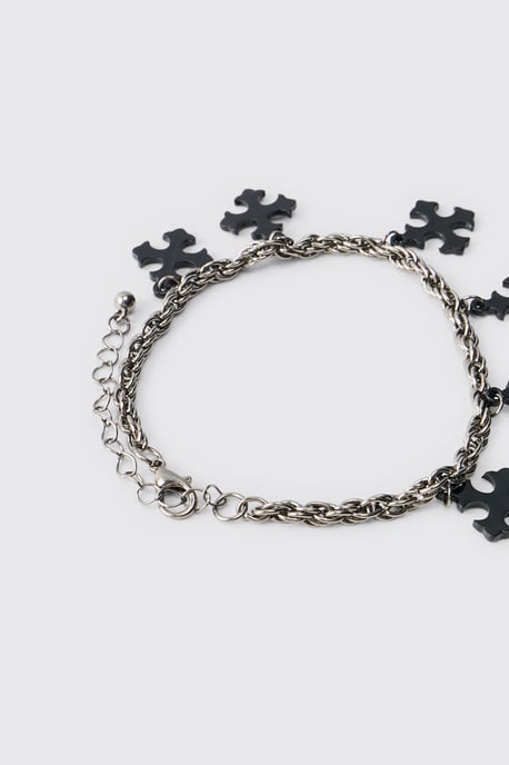 Cross Charm Bracelet - Image 3