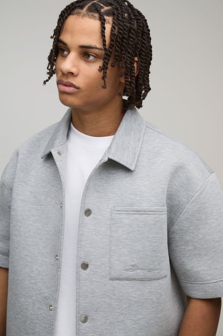 Oversized Boxy Scuba Shirt - Image 3