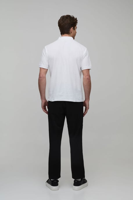 Slim Fit 1/4 Zip Pique Polo - Image 2