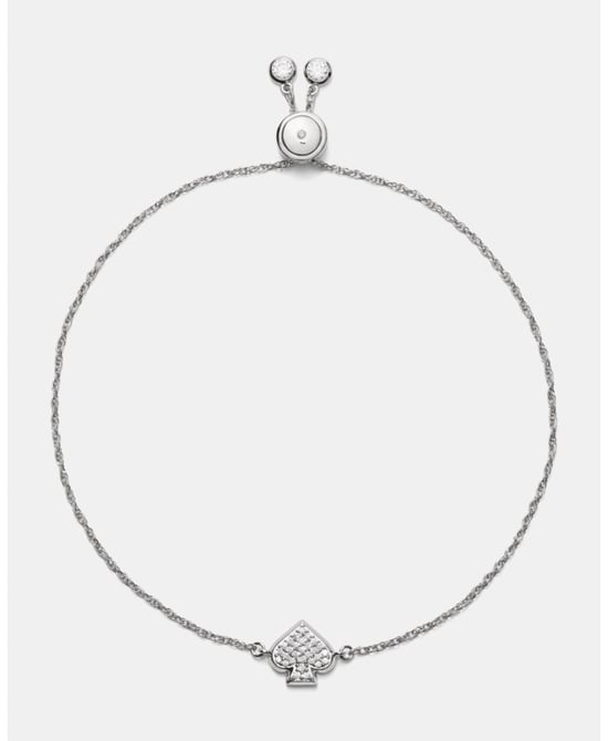 Everyday Spade Pave Slider Bracelet - Image 1