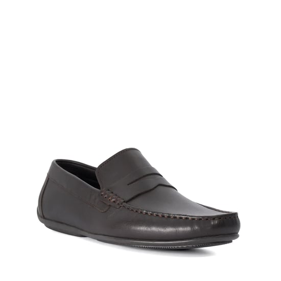 Dune Mens Blimes - Leather Driver Sole Moccasins - Image 1