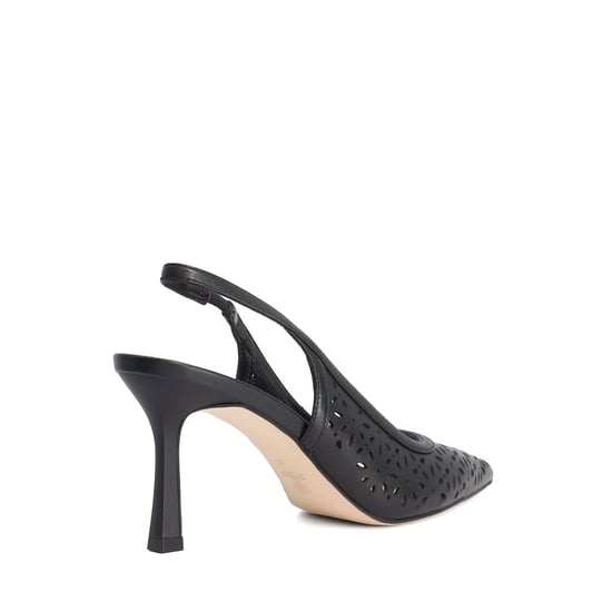 Dune Ladies Corfu - Laser Cut Leather Sling-Back Heels - Image 4