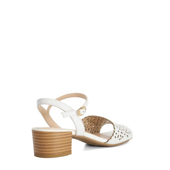 Dune Ladies Josephina - Leather Block Heeled Sandals - Image 4