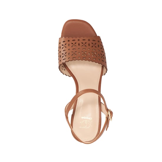 Dune Ladies Josephina - Leather Block Heeled Sandals - Image 3