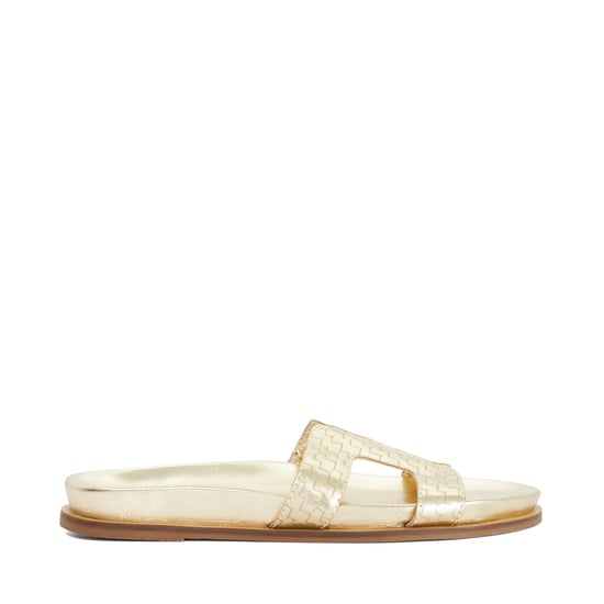Dune Ladies Larow - Gold Slip-On Sandals - Image 2