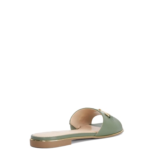 Dune Ladies Leonies - Flat Leather Slip-On Mule - Image 4