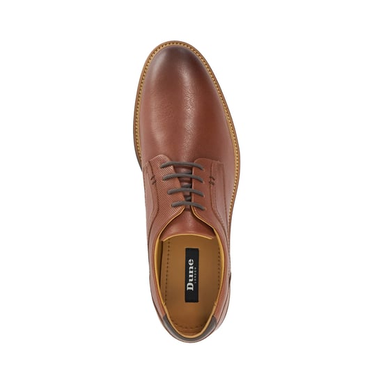 Dune Mens Sollus - Leather Lace-Up Gibsons - Image 3