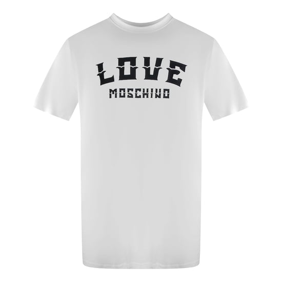 Love Moschino Bold Logo White T-shirt - Image 1