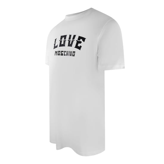 Love Moschino Bold Logo White T-shirt - Image 3