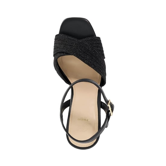 Dune Ladies Kava - Raffia Wedge Sandals - Image 3