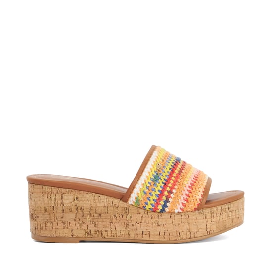 Dune Ladies Kissess - Cork Flatform Mules - Image 2