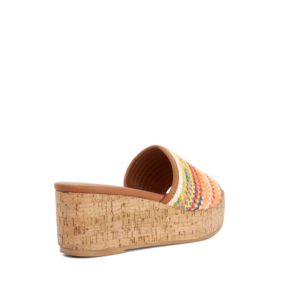 Dune Ladies Kissess - Cork Flatform Mules - Image 4