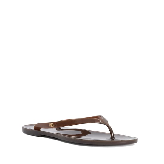 Dune Ladies Lemoncello - Leather Toe Post Sandals - Image 1
