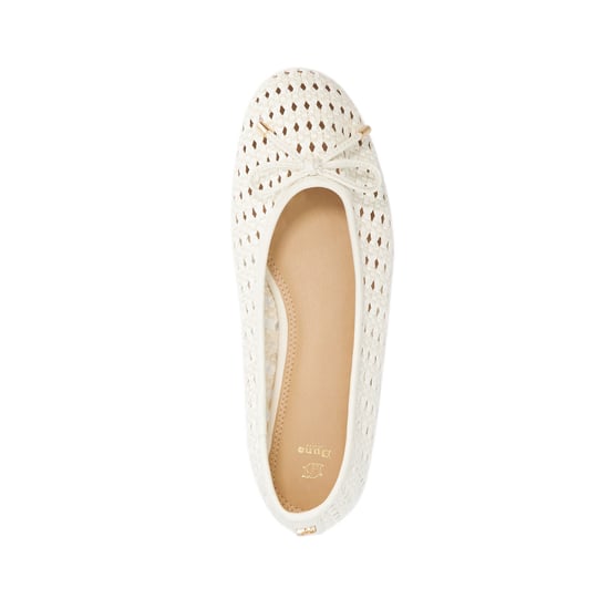 Dune Ladies Hypnos - Woven Raffia Ballet Flats - Image 3
