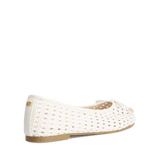 Dune Ladies Hypnos - Woven Raffia Ballet Flats - Image 4