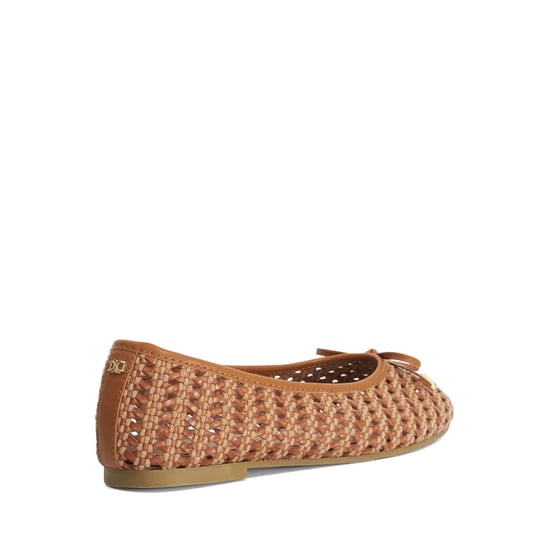 Dune Ladies Hypnos - Woven Raffia Ballet Flats - Image 4