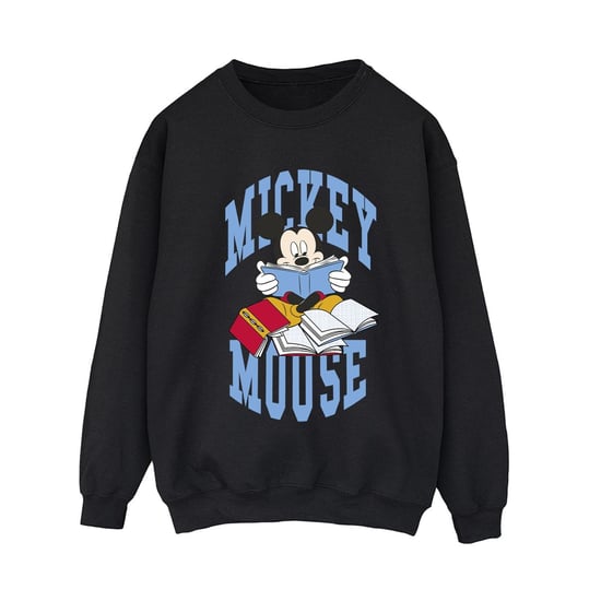 Disney Dam Mickey Mouse Läsande Böcker Sweatshirt (Svart) - Image 1