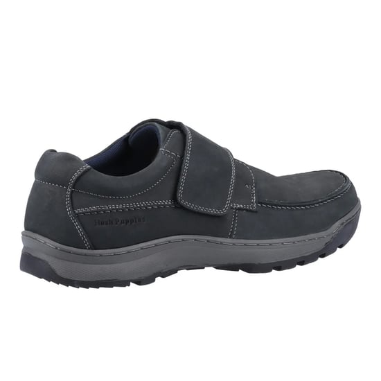 Hush Puppies Heren Casper Leren Klittenbandschoenen (Marineblauw) - Image 2