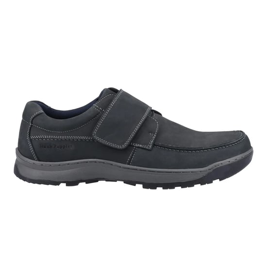 Hush Puppies Heren Casper Leren Klittenbandschoenen (Marineblauw) - Image 4