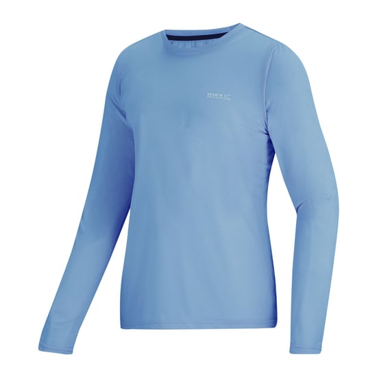 Regatta Dames/Dames Mindo Insectenwerend T-shirt met lange mouwen (Denim Blauw) - Image 3