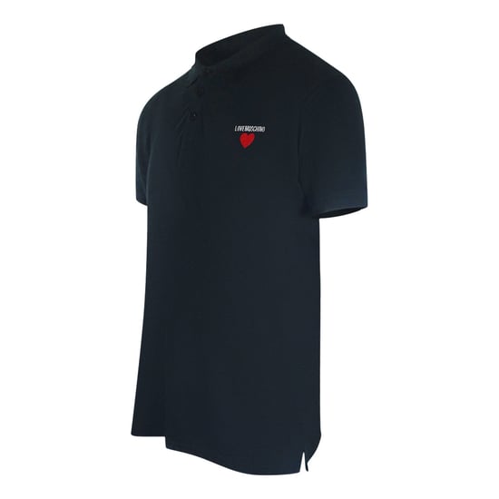 Love Moschino Poloshirt Met Hartlogo In Marineblauw - Image 2