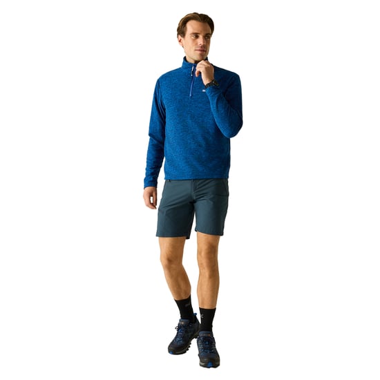 Regatta Heren Thompson Marl Half Zip Fleecejack (Olympisch Blauw) - Image 5
