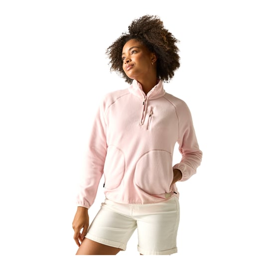 Regatta Dam/Lady Frankie Quarter Zip Fleece Top (Pink Haze) - Image 4