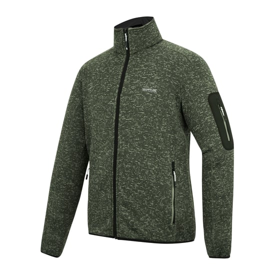 Regatta Mens Newhill Marl Full Zip Fleece Jacket (Light Sage) - Image 2