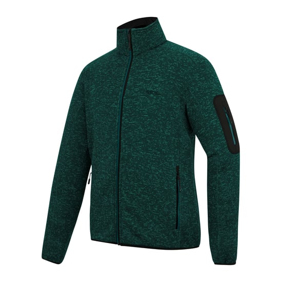Regatta Heren Newhill Marl Full Zip Fleecejack (Mediterraan groen) - Image 3