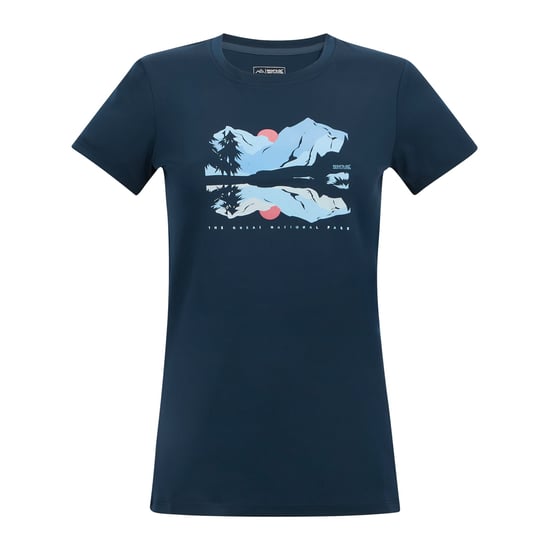 Regatta Dames/Dames Bergwereld T-Shirt (Marineblauw) - Image 1