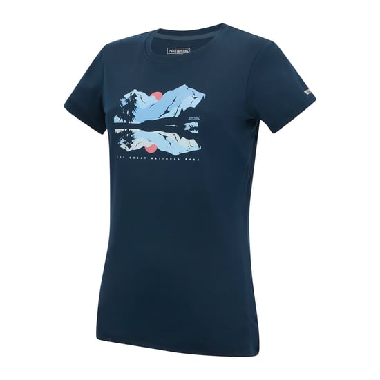 Regatta Dames/Dames Bergwereld T-Shirt (Marineblauw) - Image 3