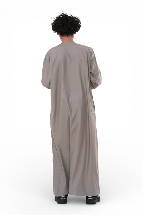 Kinderen jongens Eid Beige Marokkaanse Thobe Robe Djellaba Ramadan Eid Jubba- K-HM10 - Image 4