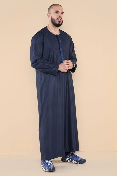 Herrflotta Thobe Jubba Saudi Islamiska Arab Eid Emirati Kaftan Jubbah Tofs Robe - Image 2