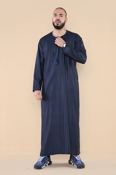Herrflotta Thobe Jubba Saudi Islamiska Arab Eid Emirati Kaftan Jubbah Tofs Robe - Image 4