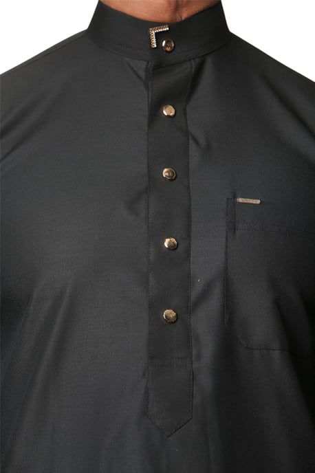 Svarta herrkläder, Jubba-mantel, Thobe, arabiska och saudiska emiratar, islamiska kläder, Thobe, Jubba-mantel - Image 5