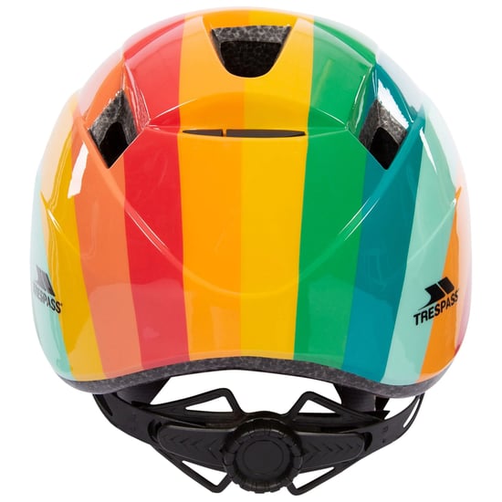 Trespass Kinder/Kids Dunt Regenboog Gestreepte Mountainbike Helm (Veelkleurig) - Image 2