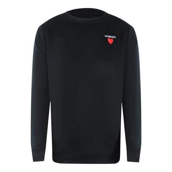 Love Moschino Heart Logo Black Sweater - Image 1