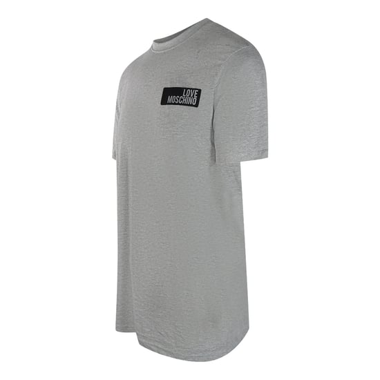 Love Moschino Block Logo Grey T-shirt - Image 3