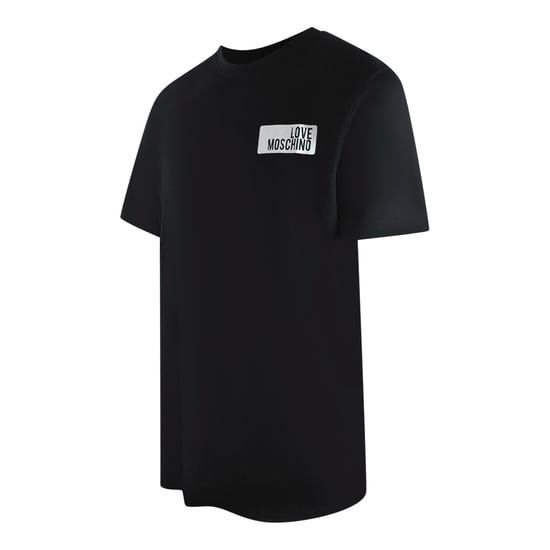 Love Moschino Block Logo Black T-shirt - Image 2