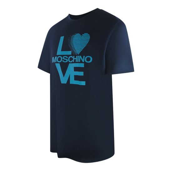 Love Moschino Logo Navy Blue T-shirt - Image 3