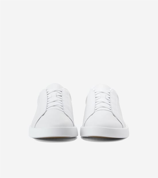 Cole Haan Grand Crosscourt Nubuck Men's Optic White/Natural Trainers - Image 3
