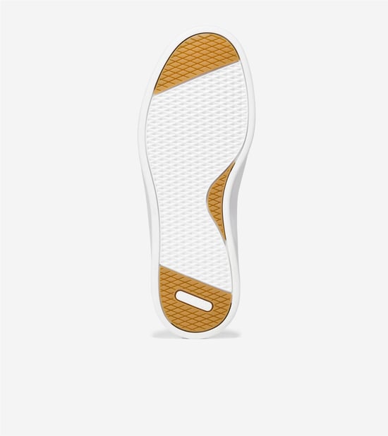 Cole Haan Grand Crosscourt Nubuck Men's Optic White/Natural Trainers - Image 6