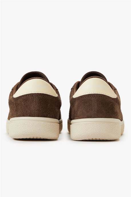 Fred Perry Tennis Skor Mocka Herr Tobacco/Ice Cream Träningsskor - Image 5