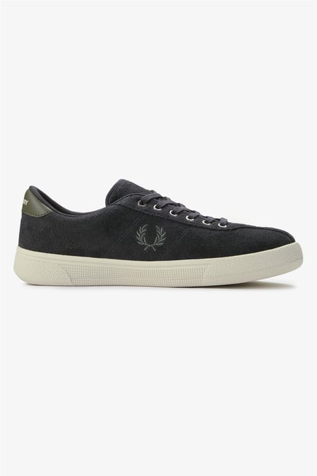 Fred Perry Tennis Shoe Suede Men's Anchor Grey Trainers - Image 1