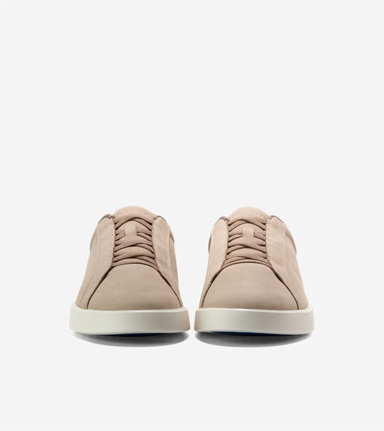 Cole Haan Grand Crosscourt Nubuck Men's Beige/Farro/Ivory Trainers - Image 2