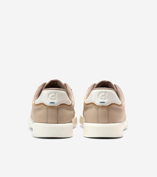 Cole Haan Grand Crosscourt Nubuck Men's Beige/Farro/Ivory Trainers - Image 3