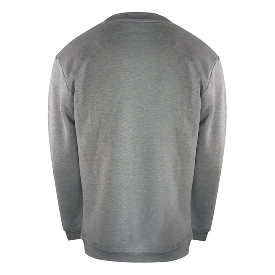 Love Moschino Heart Logo Grey Sweatshirt - Image 2