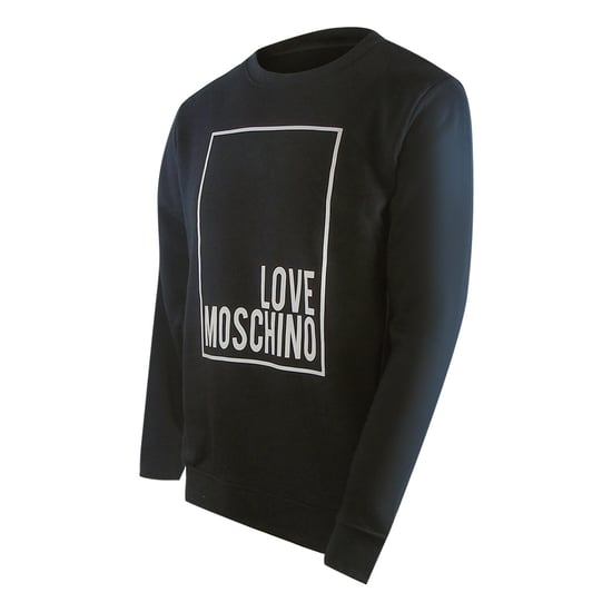 Love Moschino Box Logo Black Sweatshirt - Image 3